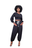 Don’t Say No Jogger  Set - Black