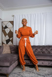 Don’t Say No Jogger Set - Orange